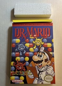 Dr. Mario NES Nintendo Box Only - Excellent Condition - No Game No Manual 1990