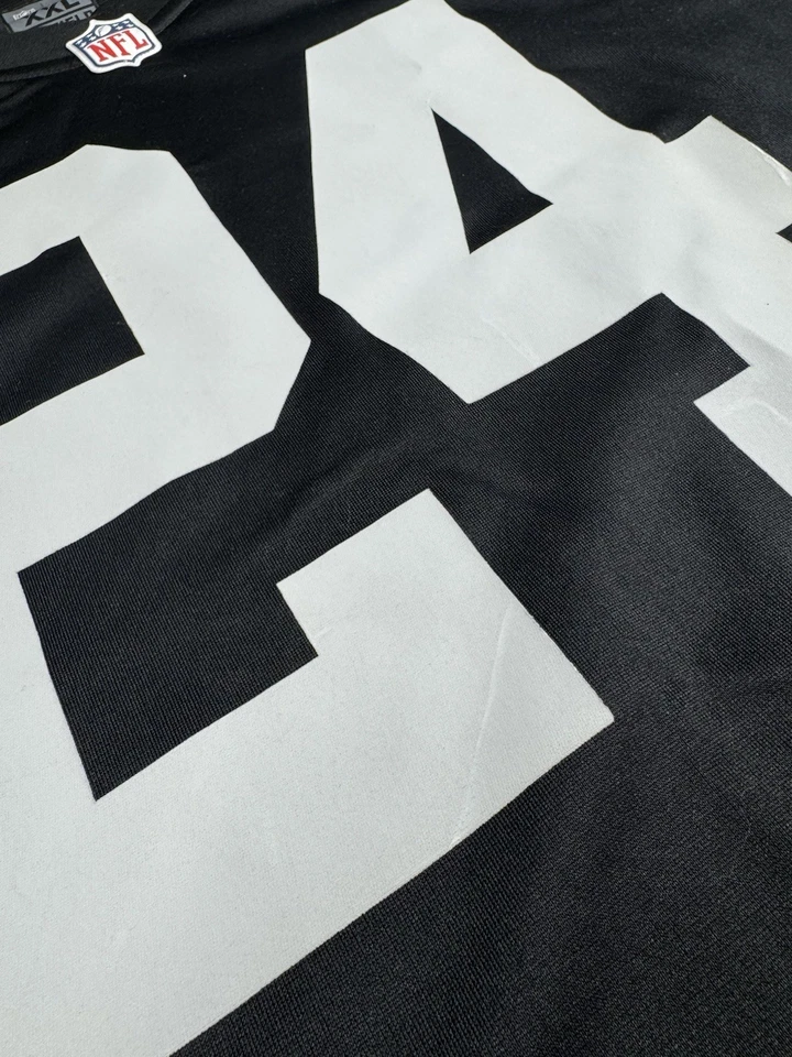 Charles Woodson #24 Oakland Raiders NikeJersey Size XXL - Image 4 of 4