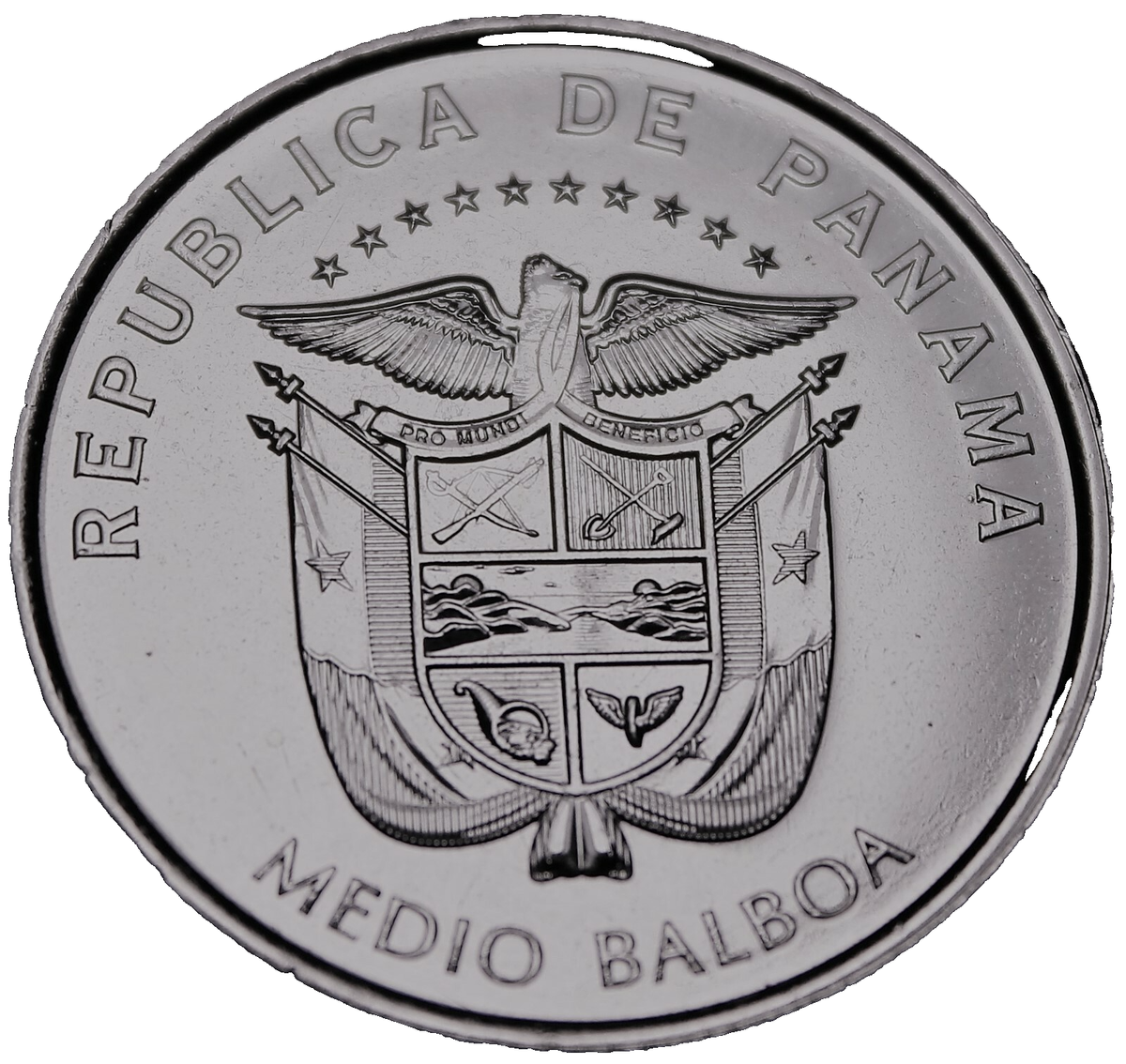 Panama Half Balboa, 2019 Gem Unc~500 Years Foundation of the City 