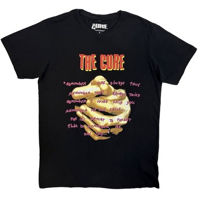 The Cure Praying Hands Treasure Lyric Premium Carbon Finish T Shirt