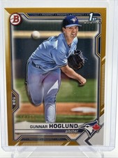 2021 Bowman Draft - Gunnar Hoglund #BD-78 Gold /50 (RC)