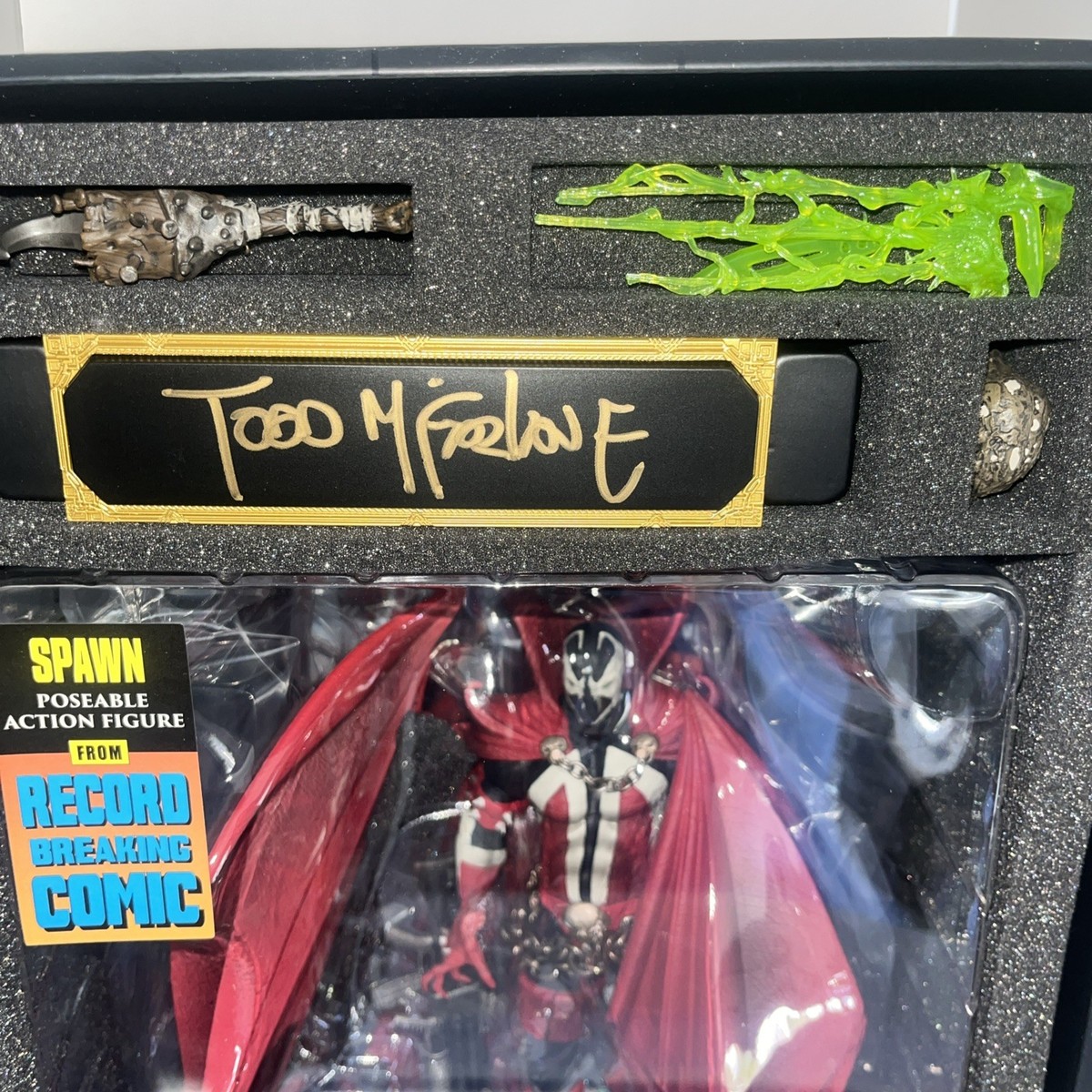 CLASSIC SPAWN KICKSTARTER ACTION FIGURE -AUTOGRAPHED BY TODD