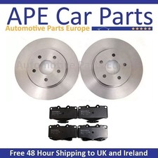 Front Brake Discs and Pads for Toyota Landcruiser 2.4 TD 3.0 TD 1990-1996