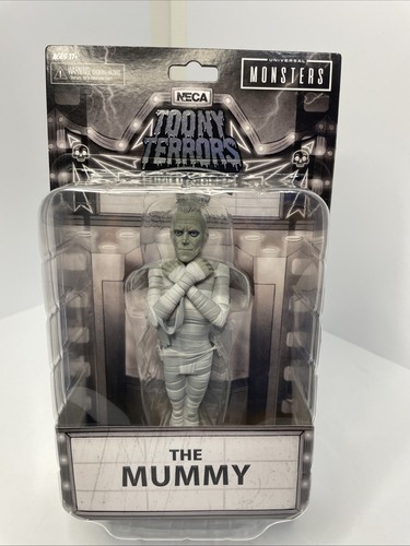NECA Toony Terrors Silver Screen: THE MUMMY Black & White Figure - Picture 1 of 8