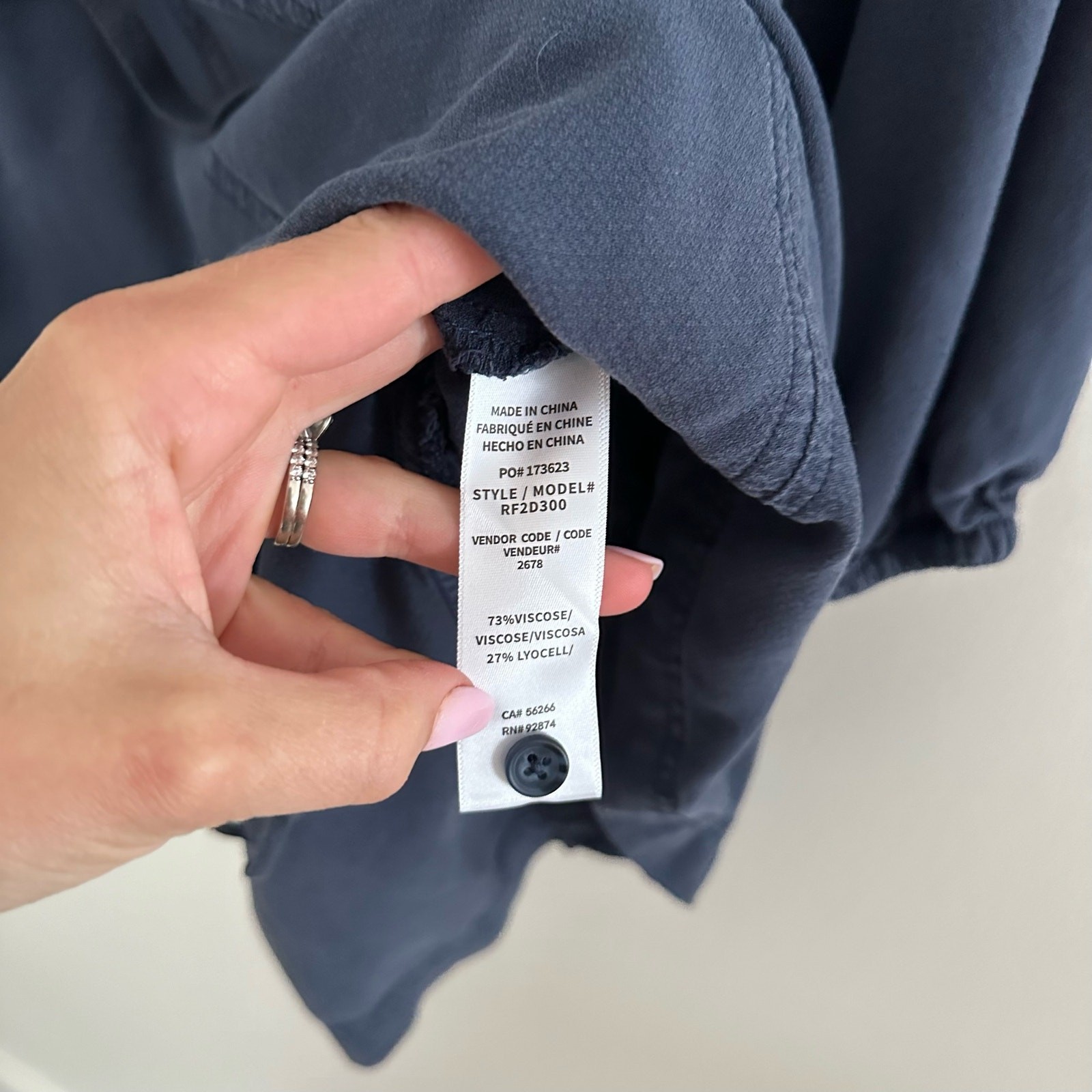 Splendid Sutton Long Sleeve Drawstring Waist Blou… - image 6