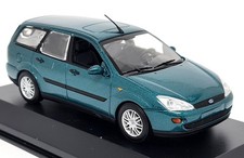 Minichamps 1/43 Ford Focus Mk1 Estate '98 Green Metallic Diecast Scale Model Car