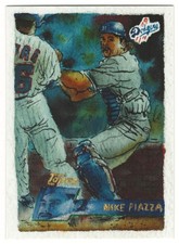 2024 Topps Spotlight by Andy Friedman #3 Mike Piazza D Los Angeles Dodgers