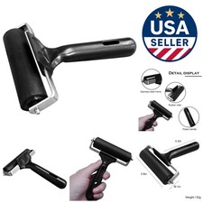 4-Inch Rubber Roller for Flooring Installation and Printmaking - Light Durable