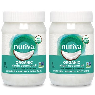 Organic, Cold-Pressed, Unrefined, Virgin Coconut Oil from Fresh, non-GMO, Sus...
