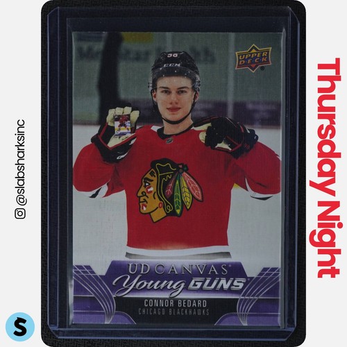 2023 UPPER DECK #C382 CONNOR BEDARD UD CANVAS RC YOUNG GUNS ROOKIE