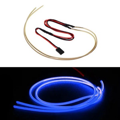INJORA Flexible Schneidbare Dunkelblaue LED Streifen Lichter für RC Autos (L42-DB)