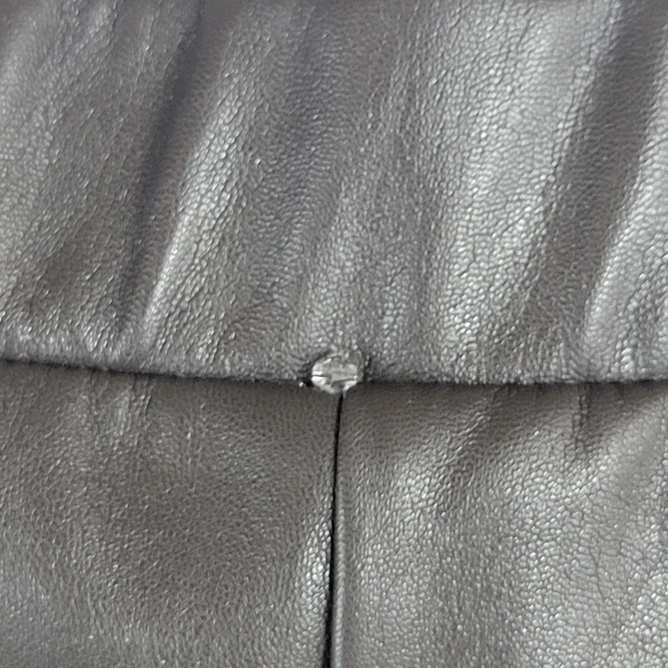 MaxMara Leisure 素食皮革 Ornella 紧身裤棕色 L 码 — 第 4/4 张图片