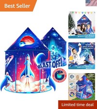 Interactive Rocket Ship Play Tent - Blast Off Sounds for Young Adventurers