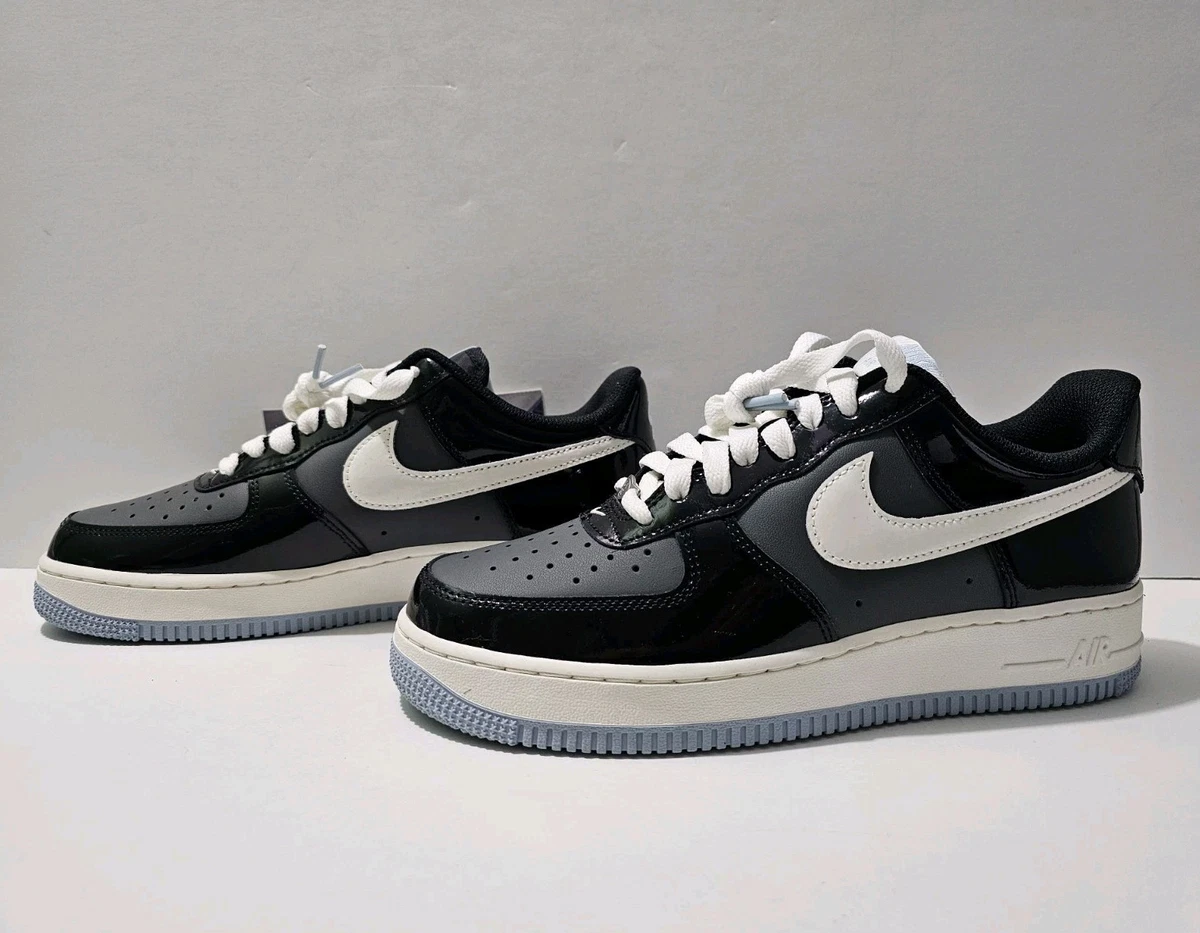 Nike Air Force 1 '07 1 Low Sail Black | eBay