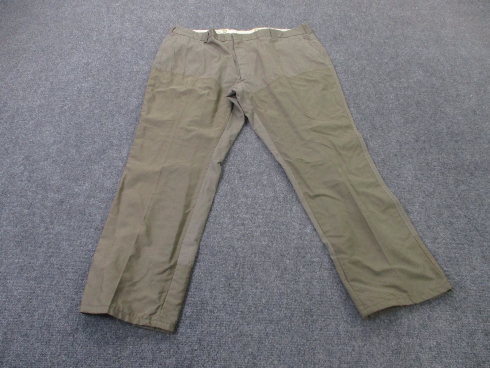 Vintage LL Bean Pants Mens 44 Beige Canvas Country Brush Double Leg Workwear
