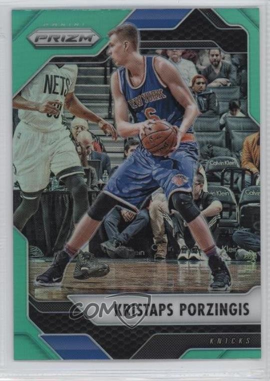 2016-17 Panini Prizm Green Prizm Kristaps Porzingis #124 u5y