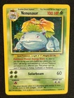 Pokémon TCG Venusaur 15/102 Base Set Holo Vintage 1999 WOTC Near Mint