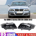 For BMW 3 Series E90 E91 2008-2012 A Pair Front Headlight Headlamp Assembly New