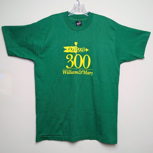Vintage 90s College Of William & Mary T Shirt Size XL Class Of 1997 Green USA