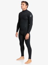 Quiksilver Everyday Sessions 3/2 Back Zip Wetsuit - Men's - Medium / Black