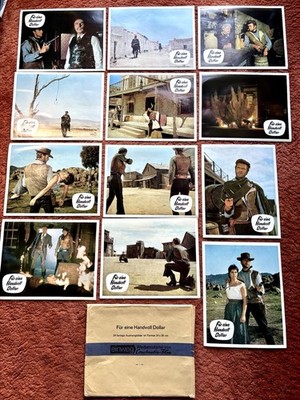 Für eine Handvoll Dollar Aushangfotos 12 Stck. Clint Eastwood, Sergio Leone