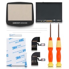 For Gameboy Game Boy Advance GBA IPS v2 Backlight LCD Backlit Mod Kit Screen