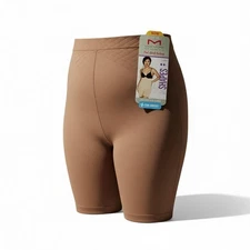 Maidenform High-Waist Thigh Slimmer, Seamless, Size M - Women's, Caramel