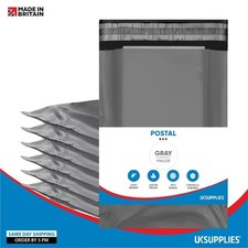 GREY MAILING BAGS STRONG ENVELOPES POLY POSTAL POSTAGE POST MAIL SELF SEAL