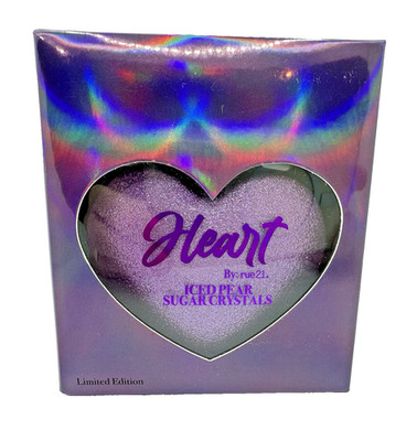 Rue 21 Purple Heart Perfume Spray 1.7 Oz Iced Pear & Sugar Crystals