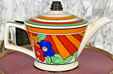 VINTAGE SADLER BIZARRE RANGE CLARICE CLIFF TEAPOT