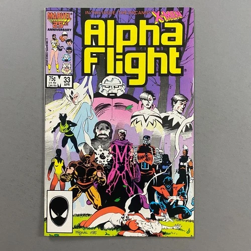 ALPHA FLIGHT 33 1ST APPEARANCE LADY DEATHSTRIKE (1986, MARVEL)