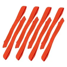 8 PCS Soft Loop Tie Down Straps, 1800 Lbs Load Capacity & 4800 Lbs Orange