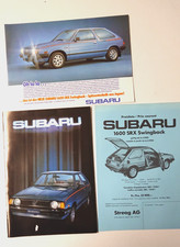Prospekt des Subaru 1600 SRX Swingback , Prei...