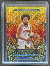 2024-25 Panini Obsidian Cade Cunningham Electric Etch Molten Mojo Jersey # #2/10