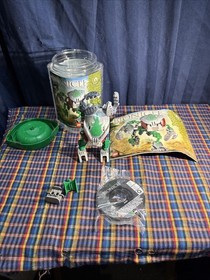 4 Vintage 2003 Lego Bionicle BOHROK KAL (8573, 8576, 8577, 8578) Canisters   S5
