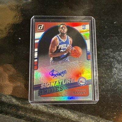 2021-22 Donruss Charles Bassey Rookie Signature Series Auto RC #SS-CBS NM/M