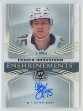 2018-19 Upper Deck The Cup Enshrinements Henrik Borgstrom RC Auto /99 #E-HB