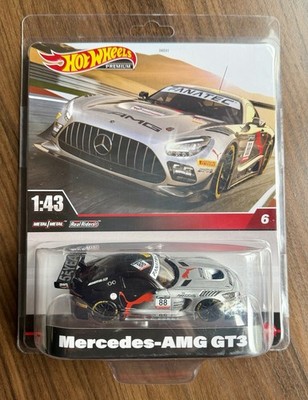 Hot Wheels Premium Real Riders Mercedes-AMG GT3 Collectible Mint