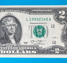 Billete de cumpleaños de 2 dólares 1993 14 de febrero (L 19932140 A) (1993/2/14_)