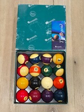 Aramith Premier Belgian Billiard Balls 2 1/4" Pool Ball Set Complete w Box