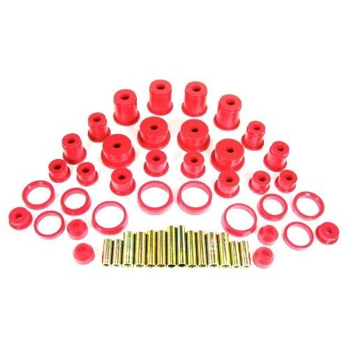 Kit de insertos de buje de suspensión completa PROTHANE PARA 1984-2001 Jeep Cherokee XJ ROJO Foto 2 de 2