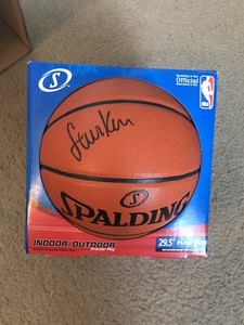 steve kerr signed basketball