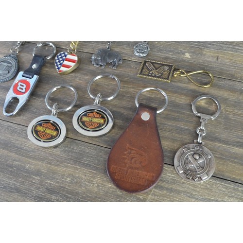 Patriotic Motorcycle Keychain Lot with Other Random Bag Pull - Picture 7 of 13