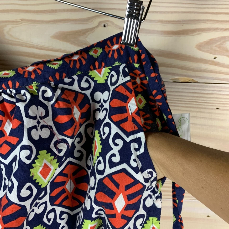 Vera Bradley Delantal Cintura Talla Única Corbata Azul Marino Algodón Boho Cocina Foto 4 de 4