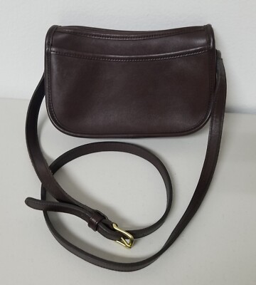 Vintage COACH #9031 Mahogany Leather 