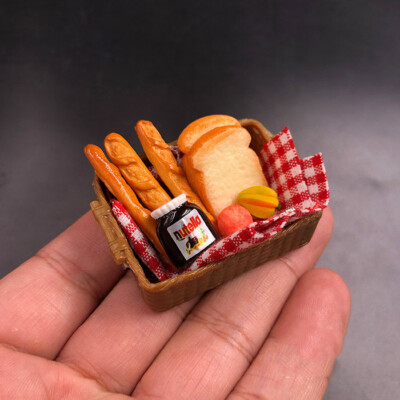 1/6 Scale Bread Breakfast Model for 12'' Figure Scene Accessories