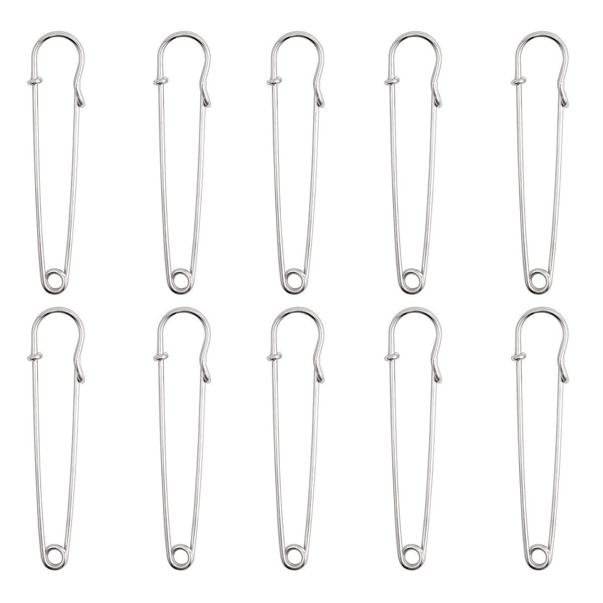 30PCS Safety Pins Large Heavy Duty Safety Pin 4inch Blanket Stainless Steel