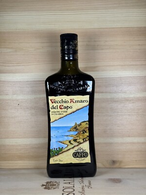 Caffo Vecchio Amaro Del Capo Kräuterlikör Kalabrien -  35% - ( 1 x 0,7 L )