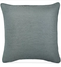 NEW Croscill Beckett (1) Euro Pillow Sham Blue Multi 26x26 $80