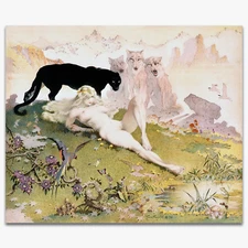 Vintage Print 59- Golden Girl